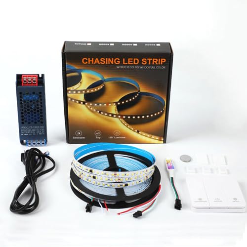 Cinta LED inteligente blanca cálida 10 metros 120 LEDs miniatura 1