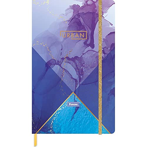 Caderno Cost. Pontilhado 80Fls. Foroni - Urban 5679108 - Sortido
