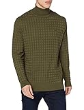 Strukturierter Strick G-STAR RAW Mens Core Table Turtle Pullover Sweater, wild Olive 5613-1866, XL