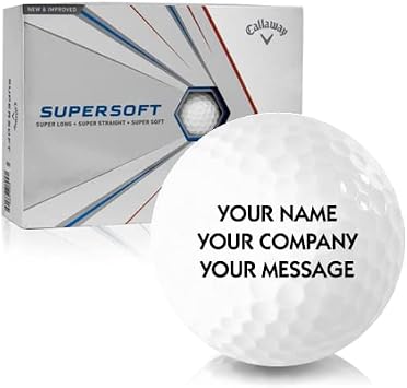 Callaway Golf Supersoft Personalized Golf Balls