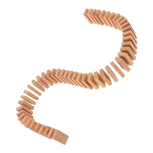 Dominos bois jeu de société classique BESPORTBLE 50 pièces pour dominos de table
