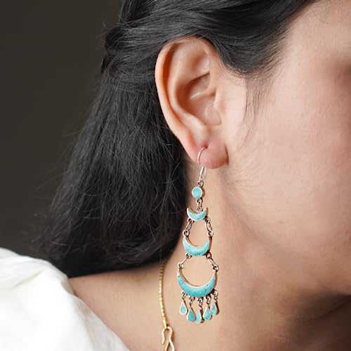 Bijoux mode designer faits main turquoise : le cadeau idéal pour femme - 4