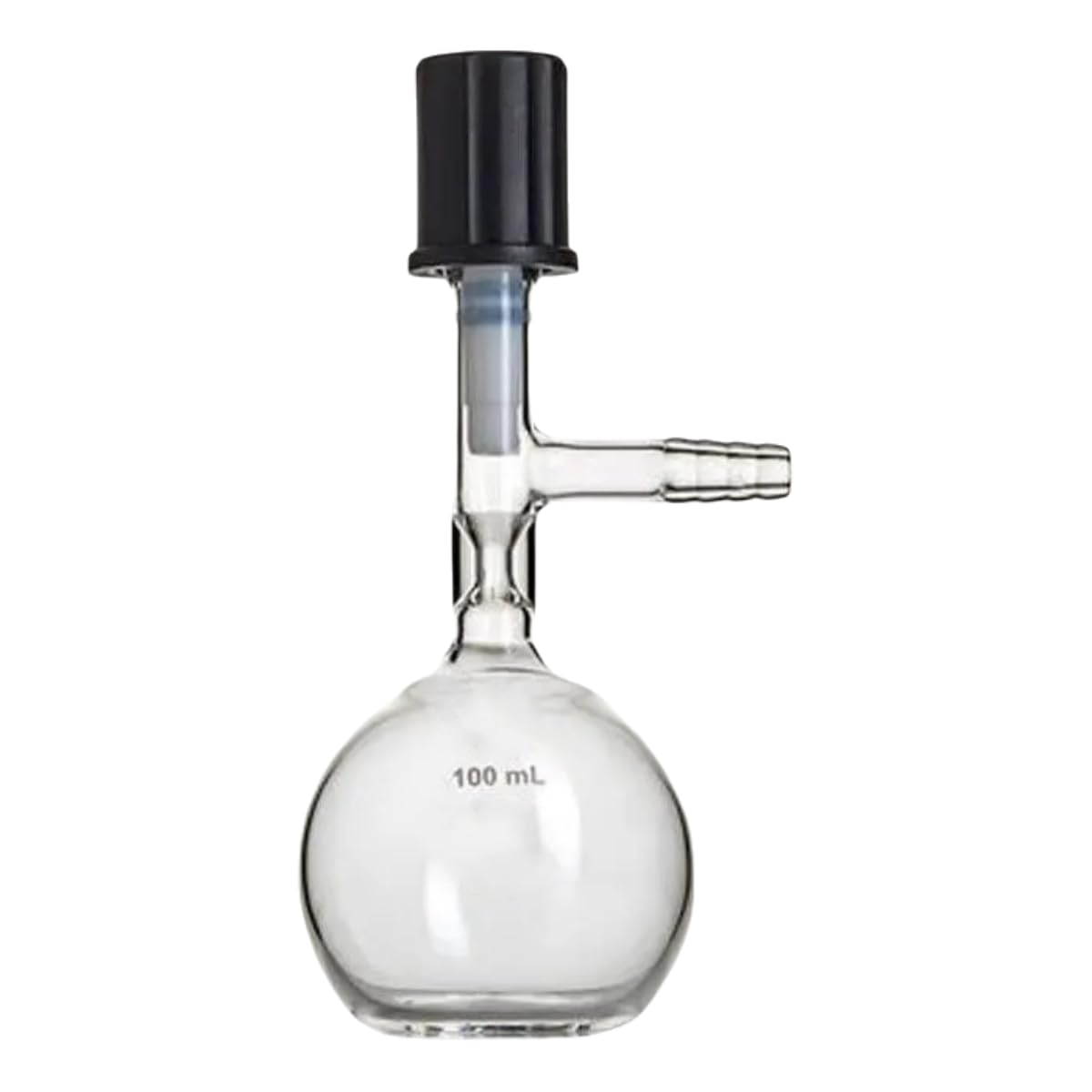 Glass Schlenk Storage Flask Flat Bottom Schlenk Reaction Tube Heavy Wall 0-8mm High Vacuum Valve 250ml