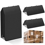Memorywuu 25 Pcs Flatbed Edge Protectors for Cargo Loads 4 Inches Edge Corner Protectors Plastic Tiedown Protector Cargo Load Protection for Truck Shipping Flatbed Truck Accessories