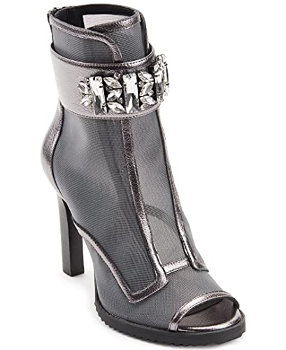 Bottines Karl Lagerfeld Blayze la quintessence du soulier de luxe argenté