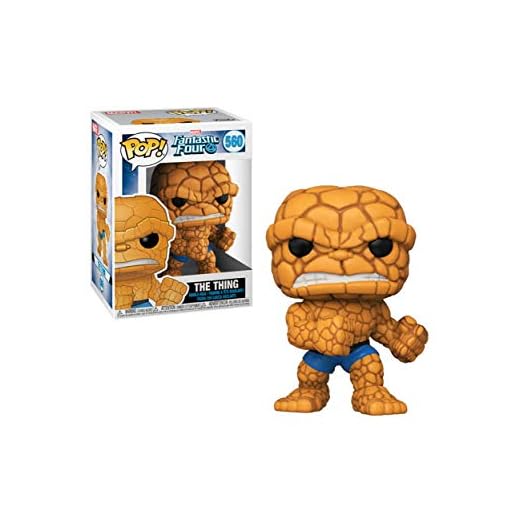 Funko Pop! Marvel: Fantastic Four - The Thing - Figura de Vinilo Coleccionable - Idea de Regalo- Mercancia Oficial - Juguetes para Niños y Adultos - Comic Books Fans - Muñeco para Coleccionistas
