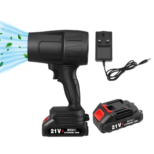 Mini Cordless Leaf Blower, 38000RPM High-Power Blower, Stepless Speed Change, 1300 mAh Battery & Fast Charge, Handheld Leaf Blower for Home Cleaning Leaf Blowing, Car, Garden, Workshops, Lawns