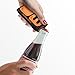 Orange Ninja Mini Knife Sharpener - Coarse & Fine Blade Sharpener, Sharpening System- Knife Sharpeners for Kitchen Knives, Pocket Kitchen Knives Sharpeners with Bottle Opener & Fridge Attachment