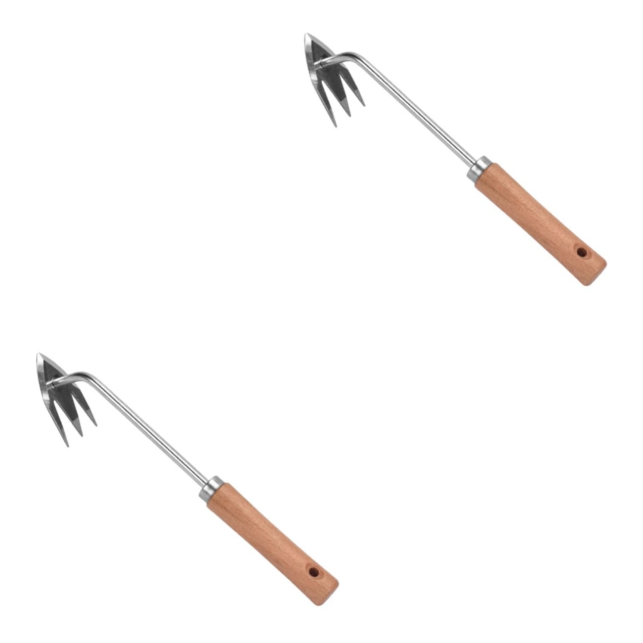 Toddmomy 2pezzi Attrezzo da Giardinaggio Multi Funzionper Rimozione Erbacce Sarchiatore Ergonomico Legno per e Prati Facile da Usare e Leggero