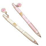 Mechanical Pencil Kawaii Sakura Movable Pencil 0.5/0.7mm Students Kids Gifts Cartoon Press Pen(1pc R