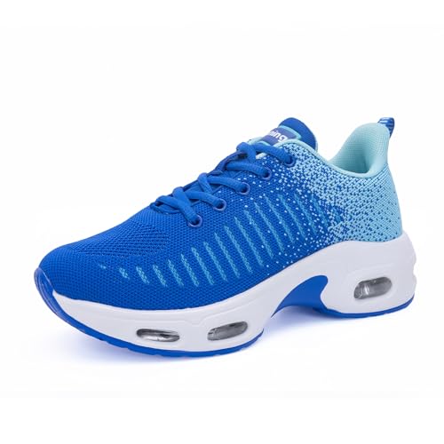 Image of Womens Slip On Tennis Sneakers Walking Running Shoes Easy to Wear