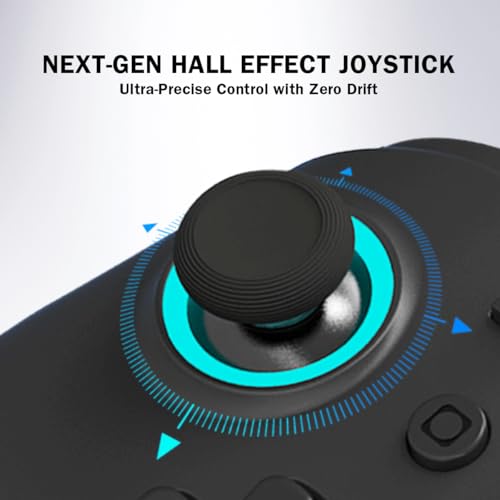 Image of GuliKit KK3 MAX Game Controller-Hall Effect Joysticks,Analog & Digital Triggers, 1000HZ Polling Rate,Maglev /HD /Rotory Vibration,Compatible with Switch /PC /Android /iOS, Switch 2 Wake Up
