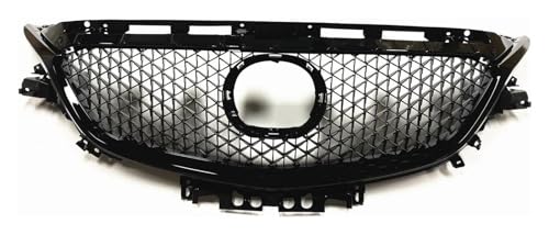 Grille pare-choc avant centrale pour Mazda 6 Atenza 2017-2018 maille de calandre de course noire