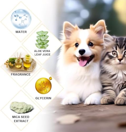 Dog Shampoo - Grooming Product for Smelly Dogs, Freshens & Cleanses Coat, Neutralizes Tough Odors, Mild Moisturizing Formula with Aloe Vera, Professional Pet Shampoo, 3.38 Fl Oz — view 6