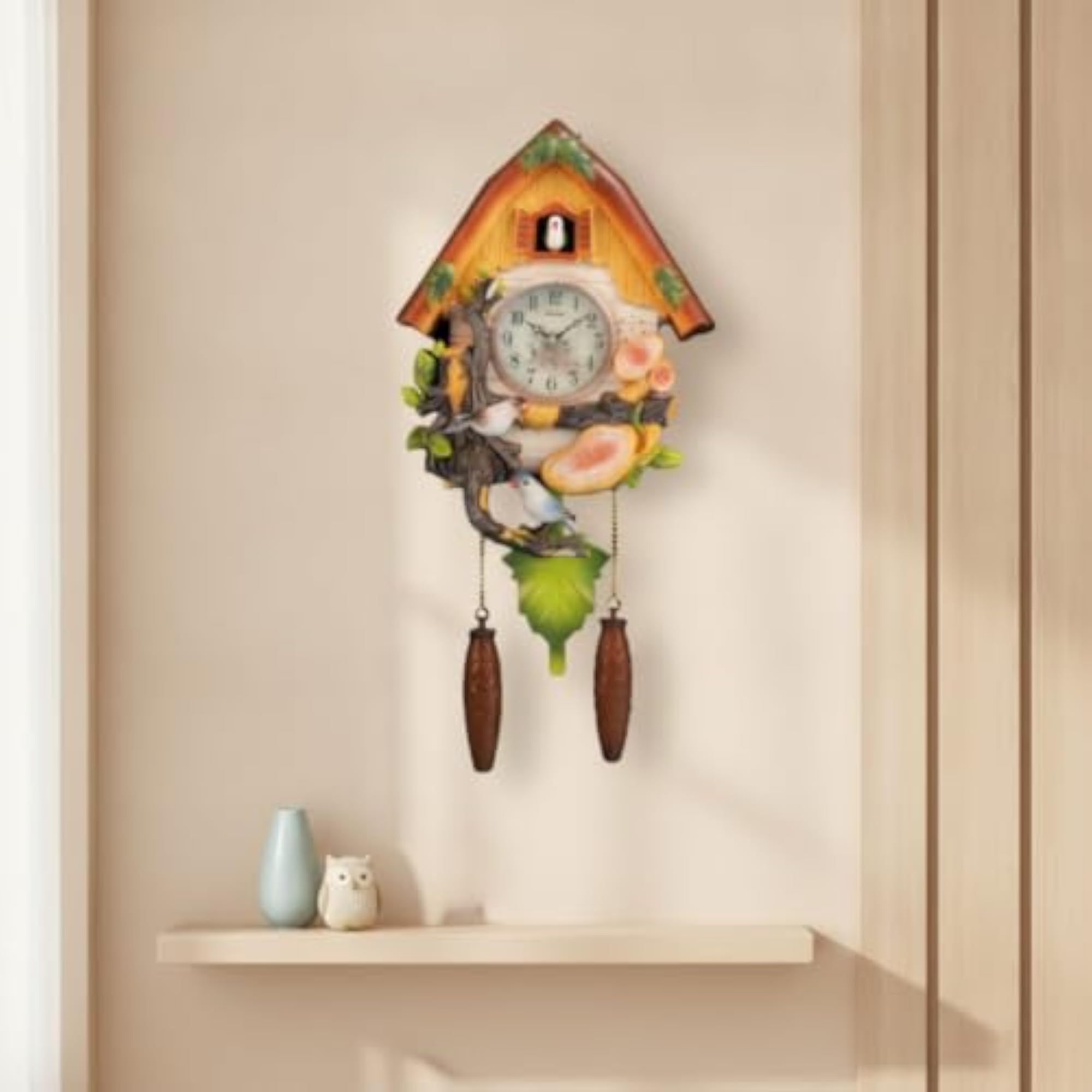 European-Style Cuckoo Wall Clock, Colour