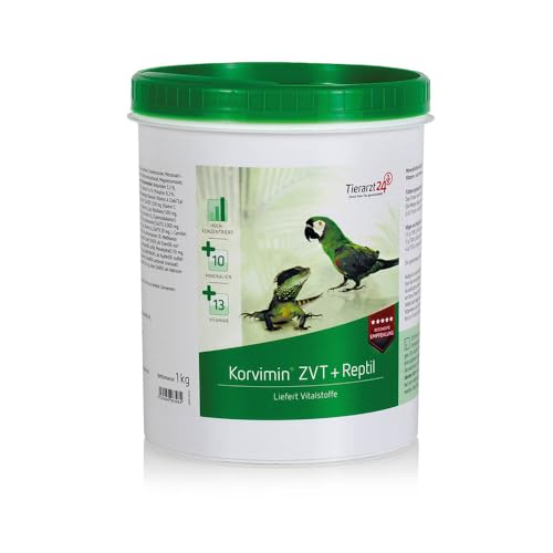 Tierarzt24 KORVIMIN ZVT & REPTIL bietet die optimale Nährstoffversorgung für Ziervögel, Tauben & Reptilien - Zur kurzfristigen Vitamin- und Mineralstoffversorgung. Weltweit im Einsatz - 50 g Tierarzt24 KORVIMIN ZVT & REPTIL bietet die optimale Nährstoffversorgung für Ziervögel, Tauben & Reptilien - Zur kurzfristigen Vitamin- und Mineralstoffversorgung. Weltweit im Einsatz - 50 g