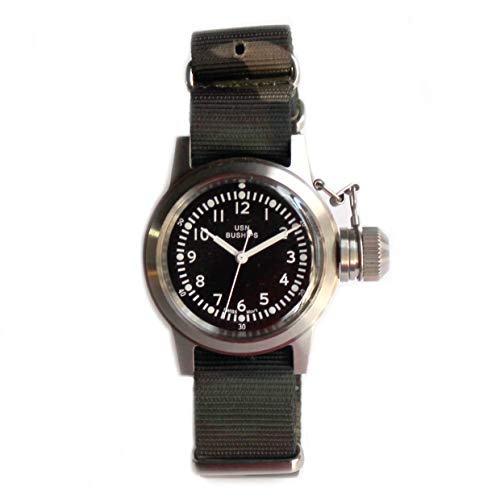 [Naval watch co.] ~^[EHb`Naval military watch Mil.-04 SV/Cam US MARINE USN BUSHIPS type