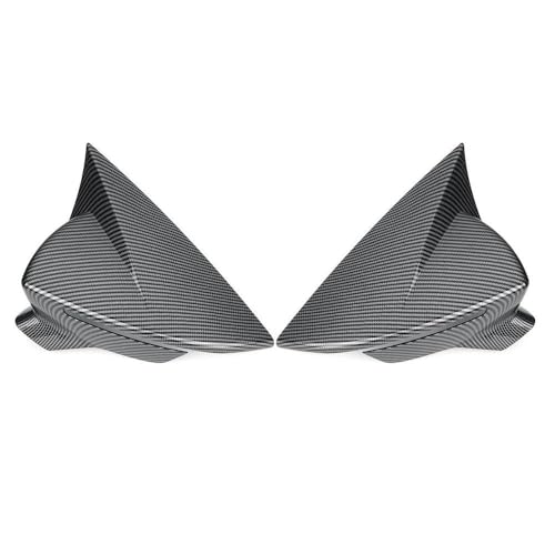 Housse rétroviseur Seat Leon MK3 pour masquer les rayures avec un look bat wing carbone