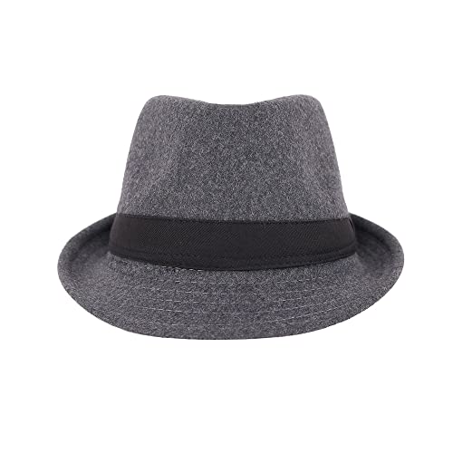 Sombrero Fedora Trilby Unisex Clásico Corto miniatura 2