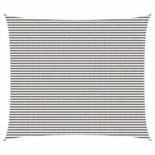 Voile d'ombrage gris clair et blanc pour ombrager la terrasse du jardin