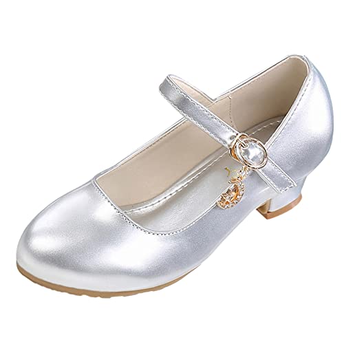 Girls Dress Wedge Shoes Girl Shoes Small Leather Shoes Single Shoes Children Dance Shoes Girls Target Shoes for Girls
