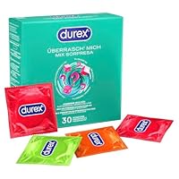 Durex Überrasch' Mich Kondome – Mixpack - Probierpaket - JGA - 30er Großpackung (1x 30 Stück)