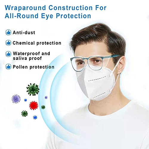 Image of SQIMZAR Safety Glasses Goggles For Women Nurses Protective Eyewear,Anti Fog Safety Goggles