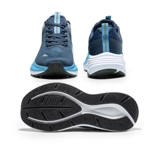 NORTIV 8 Men's Walking Shoes Running Tennis Cushioning ActiveBreeze Non Slip Athletic Gym Workout Comfortable Fashion Sneakers,Size 8,Blue,SNWS246M