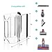 KEEPOW Accessory Holder Attachment Clip Compatible with Dyson V11 V10 V8 V7 Vacuum Cleaner with Roller Brush Key