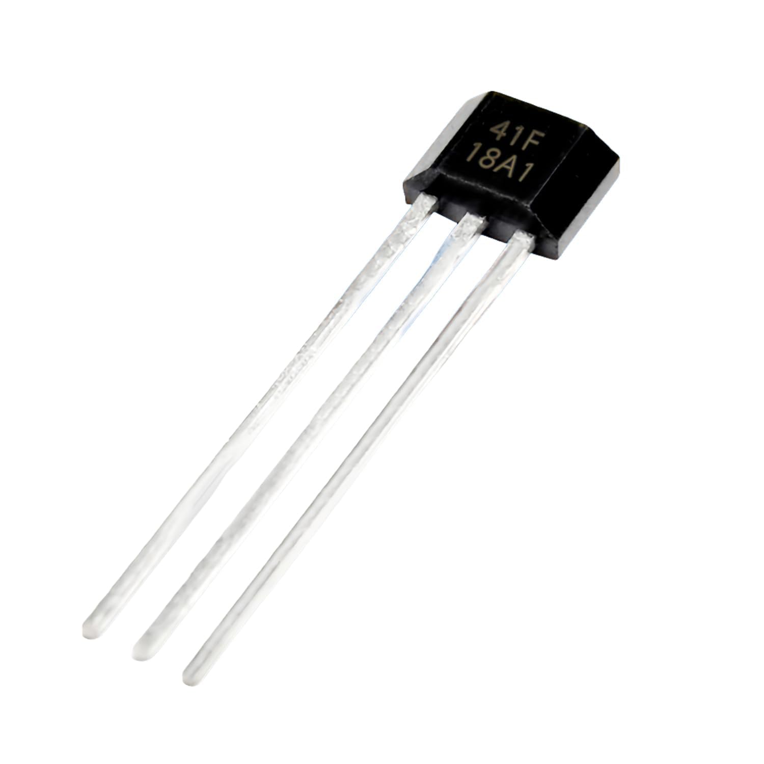 41f hall effect sensor high sensitivity magnetic switch 3 pin to-92 bipolar magnetic detector for arduino,dc motor, e-bike, robotics,diy electronics projects (10-pcs)