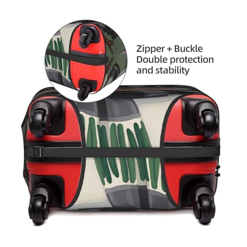 Travel Luggage Cover Christmas Snowman And Bird Fashion Washable Baggage Suitcase Protector Fit For Luggage X-Large3