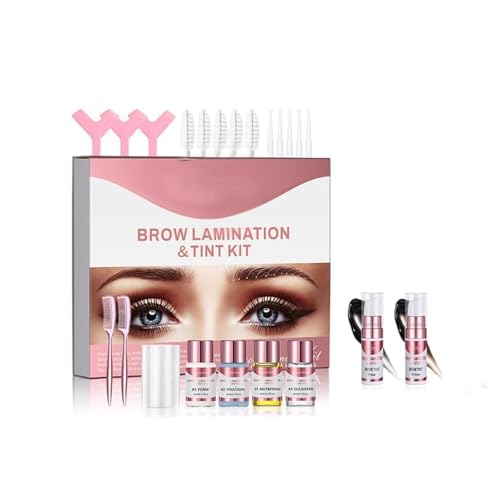 Eyebrow Lamination Kit - Professional Eyebrow Perm Kit - Beyanokk Fuller & Thicker Brows - Lasts 4-6 Weeks