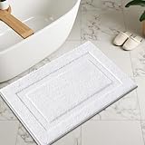 【Juegos de Alfombras de Baño Ultra Suaves】: Las alfombras de baño de microfibra SHACOS están hechas de microfibra de alta calidad, lo que proporciona una sensación de masaje suave y cómoda para tus pies.