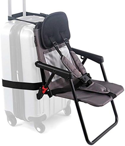 Think King SitAlong Toddler Luggage Seat, Gray