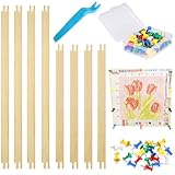 8 Stück Nadelspitzen-Keilstäbe, 2 Größen, Keilrahmen für Handarbeiten, Holz-Leinwand,...