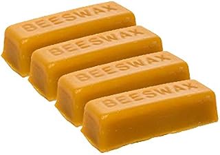 LiveMoor 4 Beeswax blocks - Naturally Fragrant Beeswax - Technical Grade Beeswax