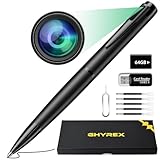 GHYREX 1080P Small Nanny Cam Security Camera with 64G Card Night Vision Motion Detection