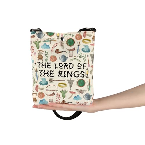 VAMSII Ring Movie Crossbody Bag Movie Fans Inspired Gift Movie Merch Green Leaves Fans Gift2