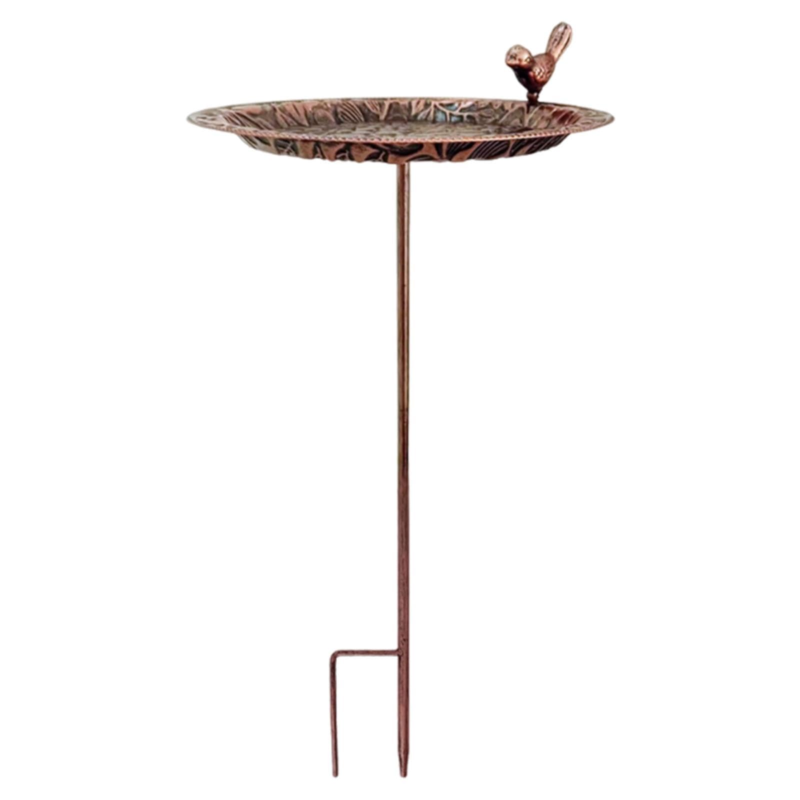 Outdoor Bird Bath Bird Feeder Birdfeeder with Stake for Garden Lawn Backyard |Home & Garden | Yard, Garden & Outdoor Living | Bird & Wildlife Accessories | Birdbaths-image-39
