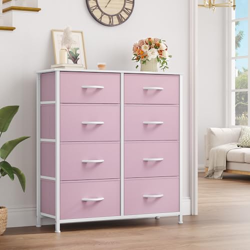 image for YITAHOME 8 Drawers Fabric Dresser - Storage Tower Unit Organizer Unit 