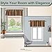 Park Designs Farmhouse Kitchen Valances for Windows - Striped Lodge Timber Ridge | Fall Decor Window Valance Curtains | Plaid Curtain Valances for Windows | BOHO Living Rooms & Bathrooms | 72
