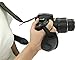Alled Camera Neck Shoulder Belt Strap,Camera Straps for Women/Men for All DSLR/Nikon/Canon/Sony/Olympus/Samsung (Soft Black+Hand Grip Strap)