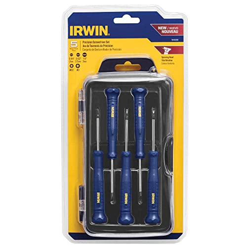 IRWIN Precision Screwdriver Set, 5 Piece (1949289)