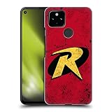 Head Case Designs sous Licence Officielle Batman DC Comics Logo Grunge Robin Coque Dure pour l'arrière Compatible avec Google Pixel 4a 5G