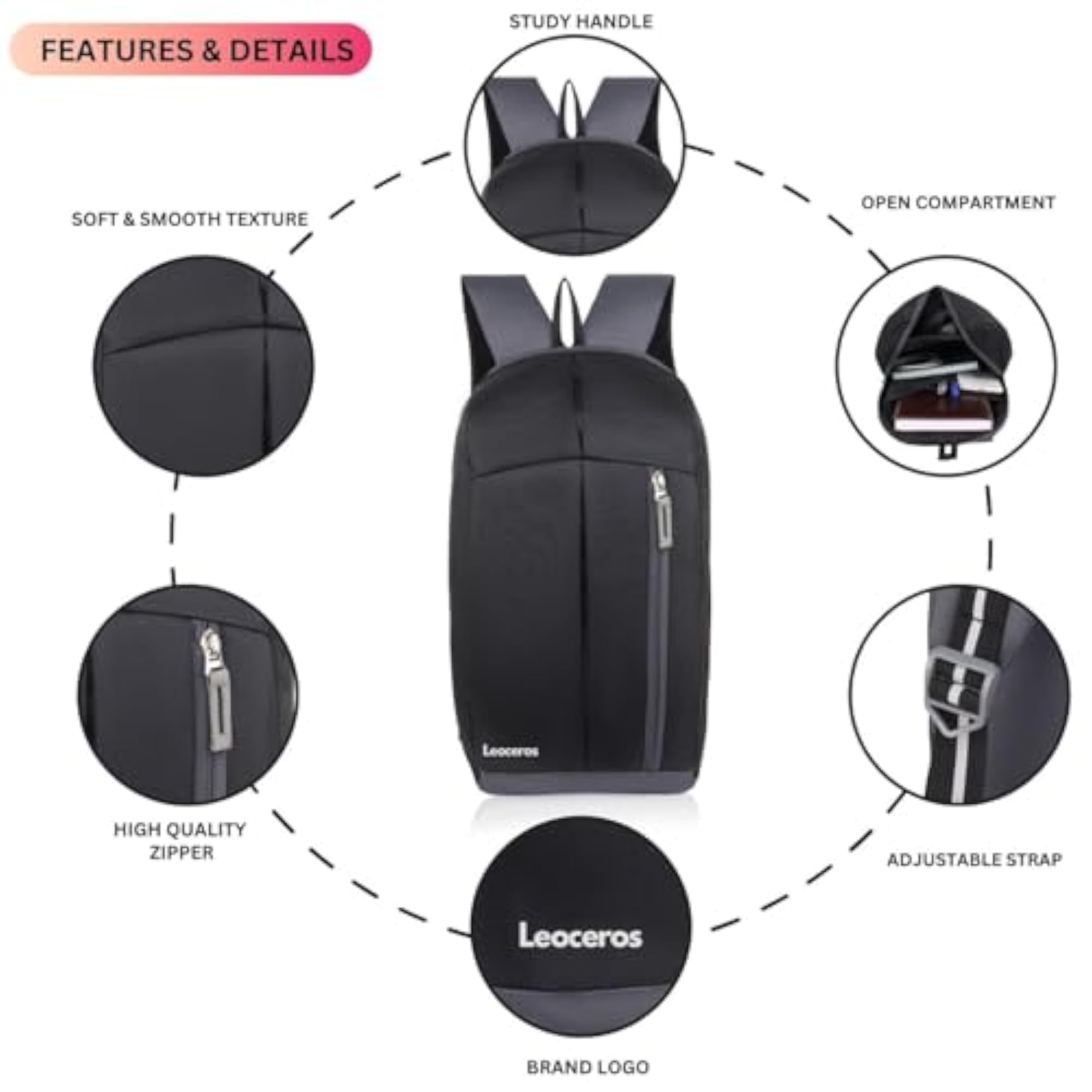 Compact Gym & Travel Backpack for Men