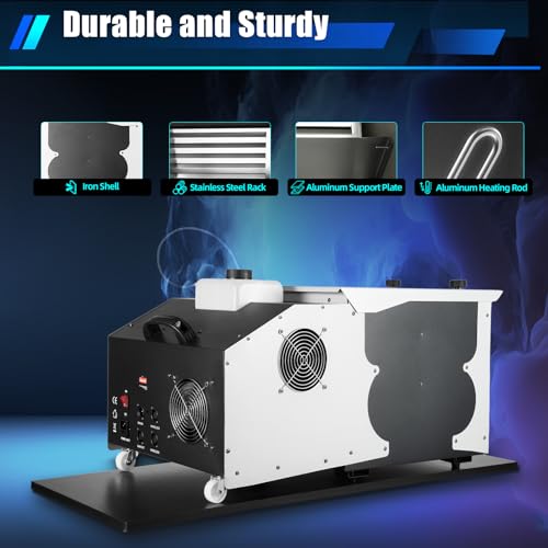 Máquina de humo bajo WoopJeem 3000W 110V con control remoto miniatura 2
