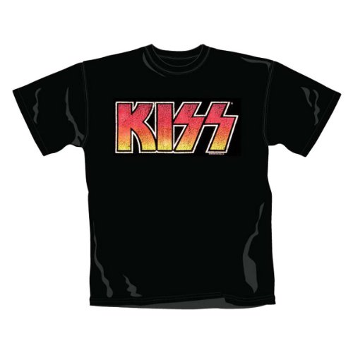 KISS Vintage Logo -T-Shirt Black, Medium