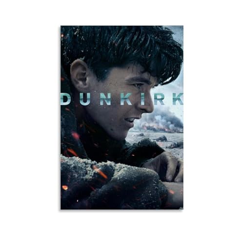 YANXIAOYUOZDS Póster de película Dunkerque para decoración estética de habitación, 50 x 75 cm, estilo 16