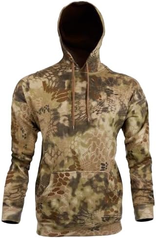 Kryptek Men's Stalker Hoodie Cotton Polyester Blend Durable Tactical Fleece Pullover - Image 2
