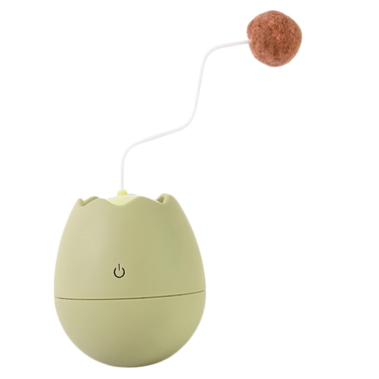 BESPORTBLE Jouet Interactif pour Chat Design Coquille Œuf Électrique Rotation Stimule Instinct De Chasse